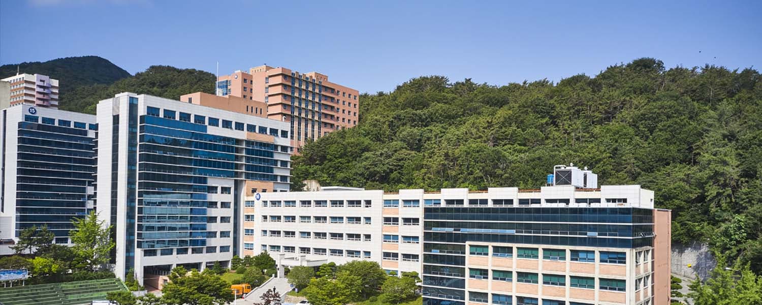 Dong-eui University campus in Busan